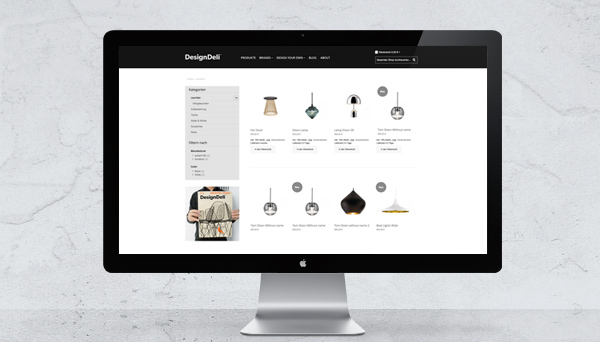 Web for Design Deli e-Store